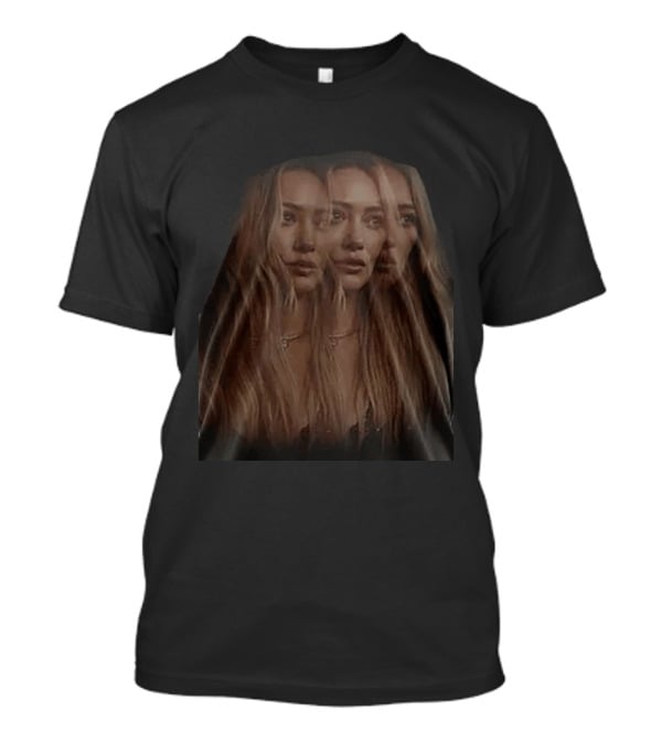 Hilary Duff The Lucky Me Tour 2026 Trippy Multi Exposure Effect T-Shirt