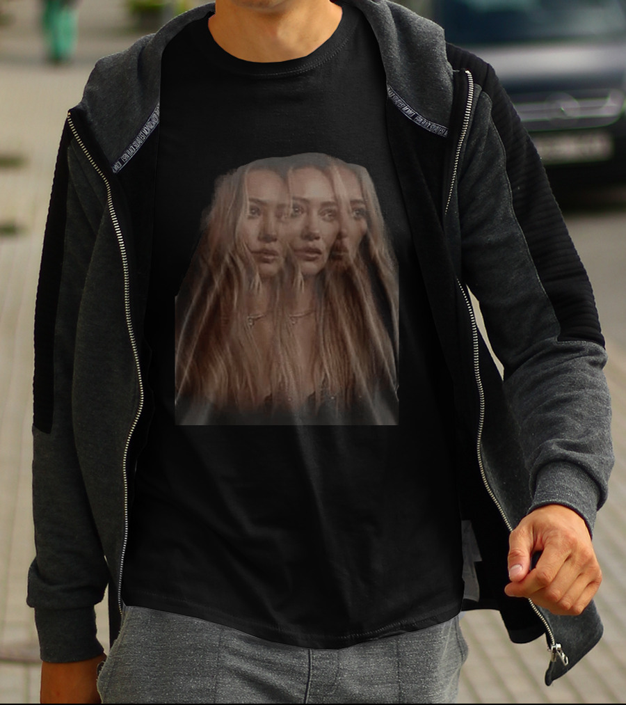Hilary Duff The Lucky Me Tour 2026 Trippy Multi Exposure Effect T-Shirt