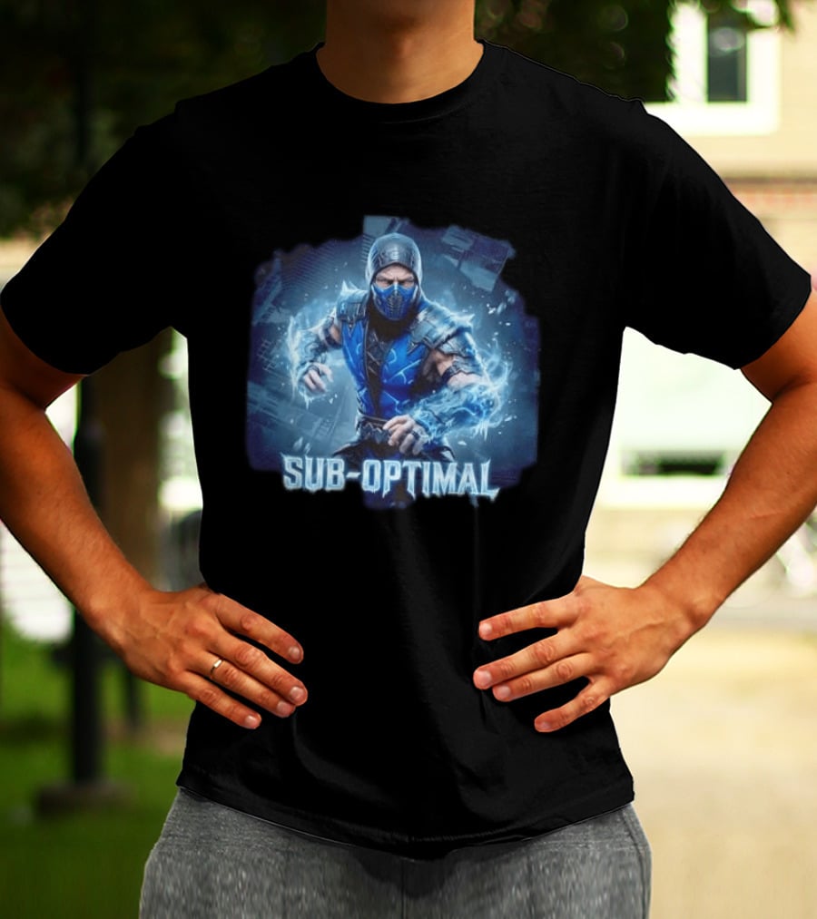 Sub Optimal Ice Ninja Action Pose T-Shirt