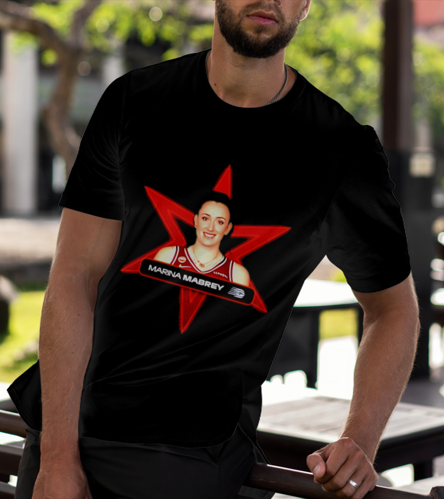 Marina Mabrey Toronto Tempo WNBA All Star 2026 Red Star T-Shirt