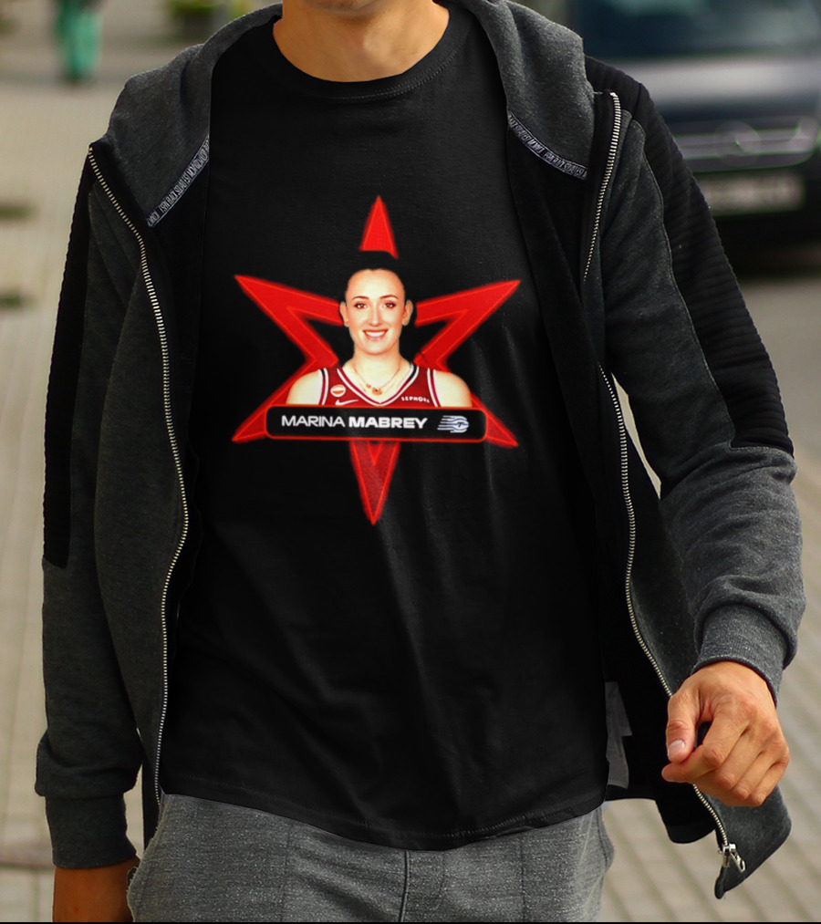 Marina Mabrey Toronto Tempo WNBA All Star 2026 Red Star T-Shirt