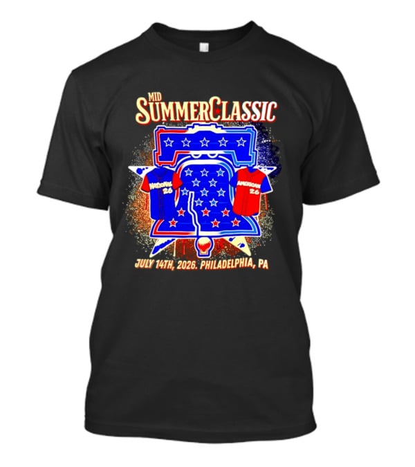 Mid Summer Classic July 14th 2026 Philadelphia PA National American 26 Liberty Bell Stars T-Shirt