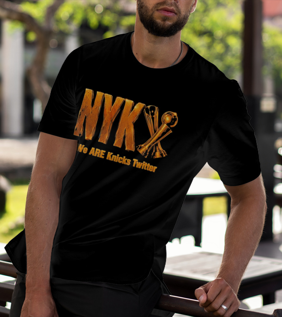 NYK We Are Knicks Twitter Trophy T-Shirt