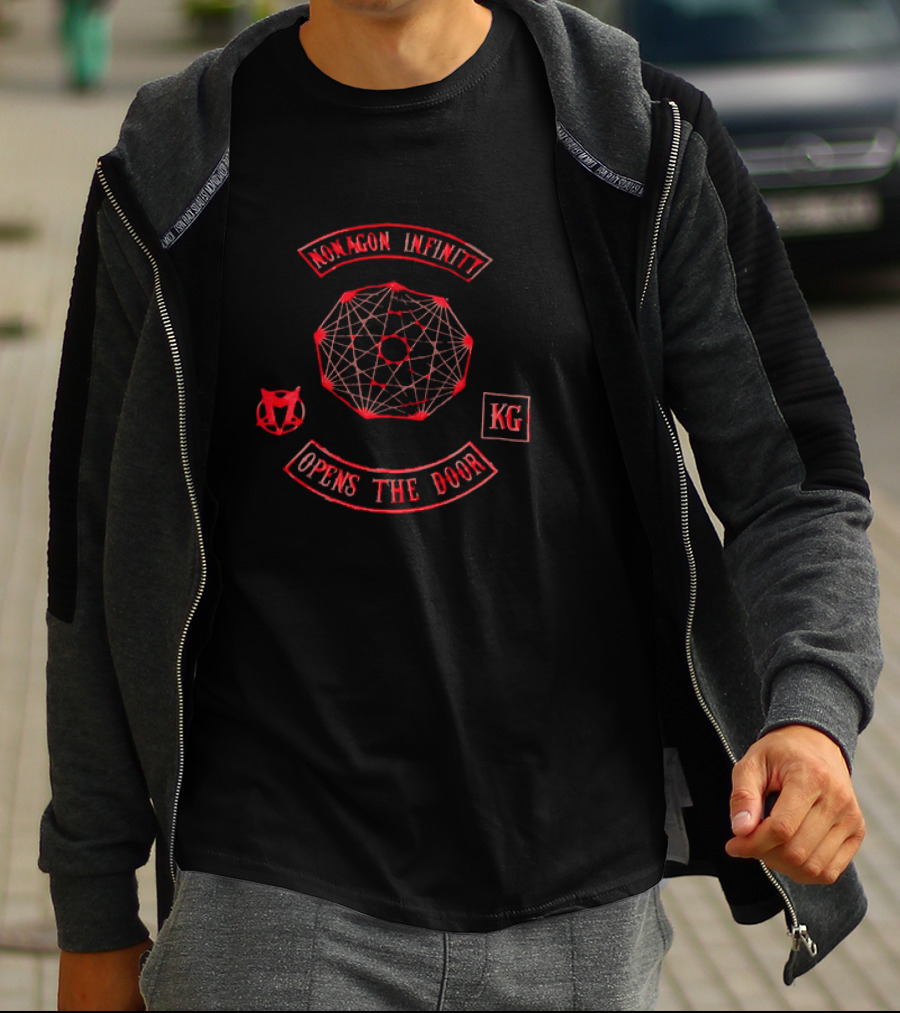 Nonagon Infinity Opens The Door KG Lizard Wizard T-Shirt