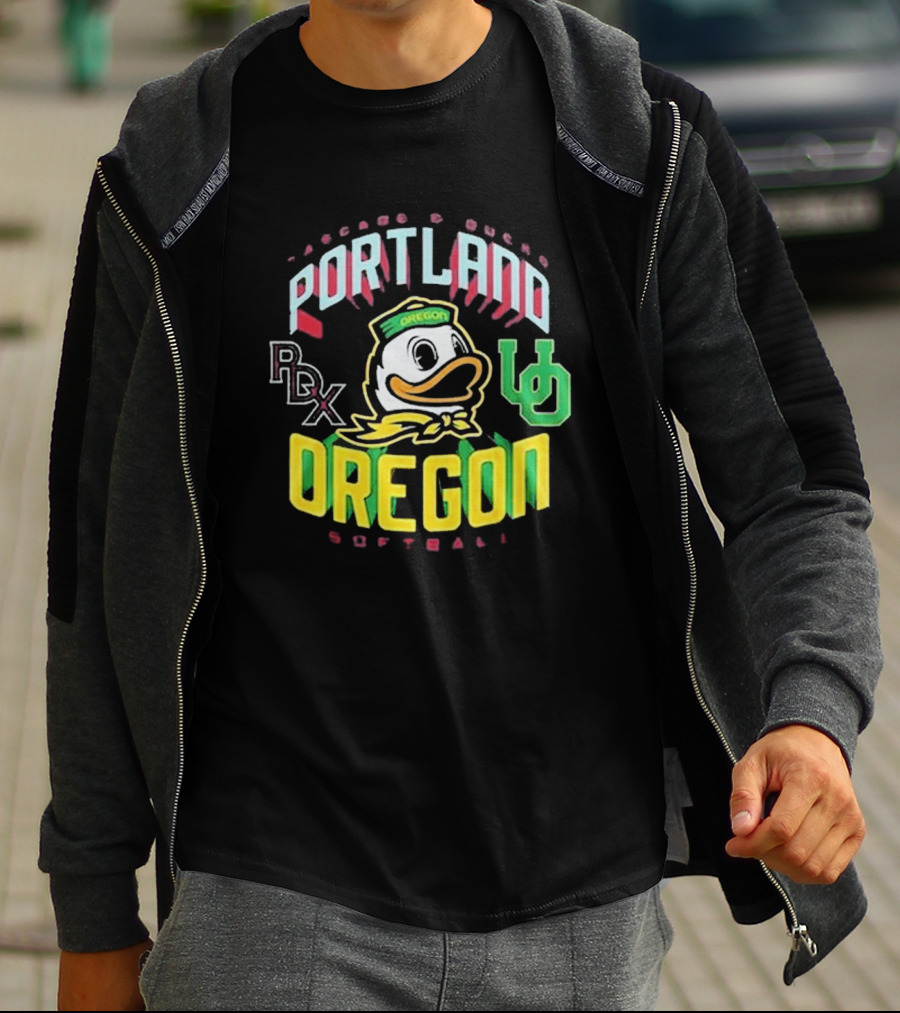 Portland PDX Cascade Ducks Oregon Softball 2026 T-Shirt