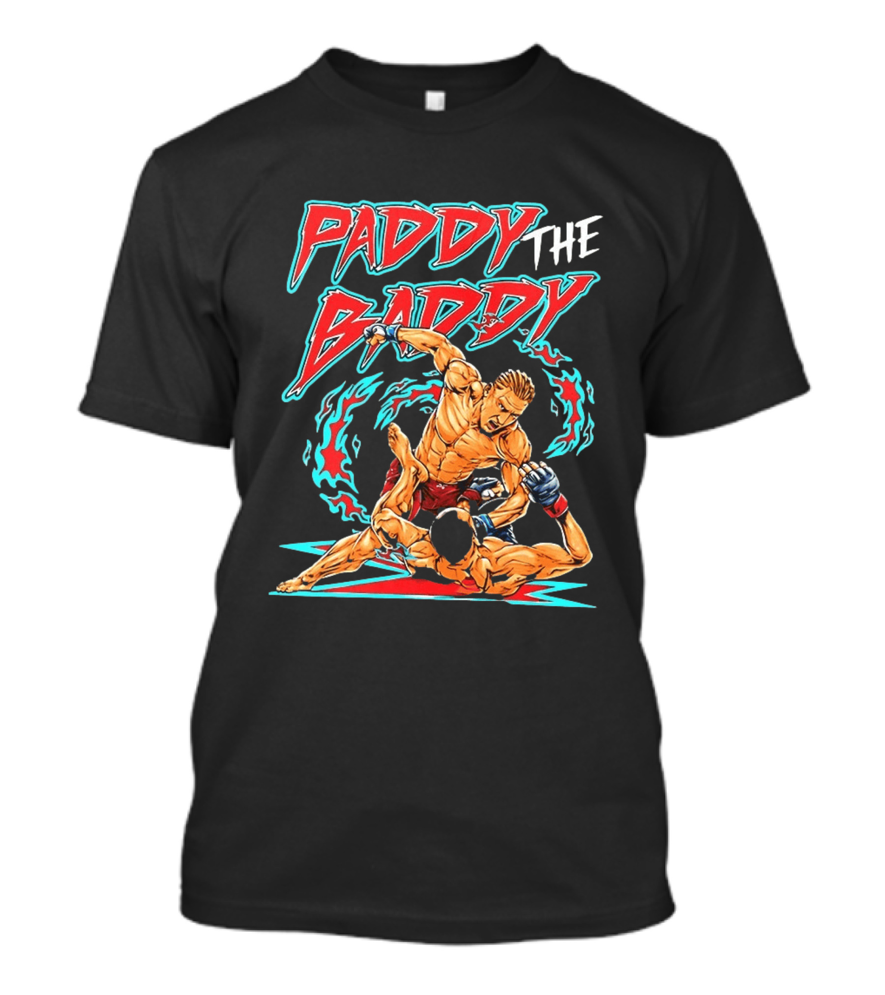 Paddy The Baddy UFC Cartoon Fighter Action T-Shirt
