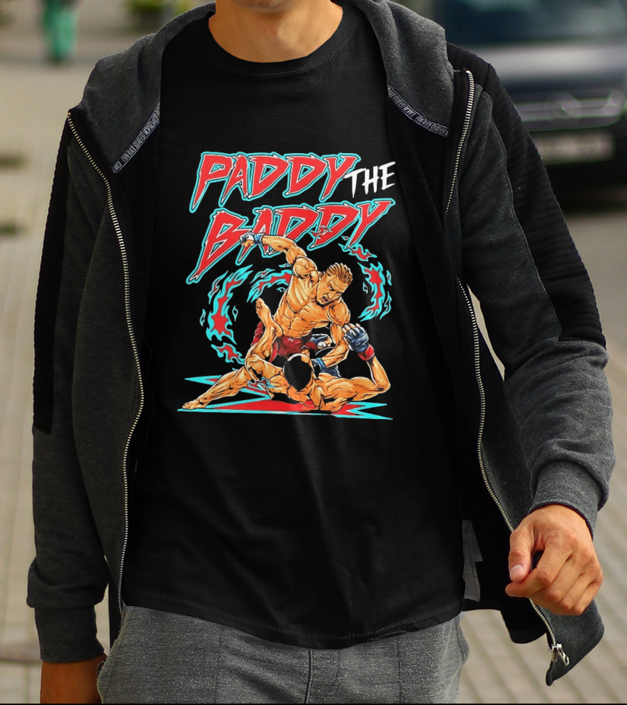 Paddy The Baddy UFC Cartoon Fighter Action T-Shirt