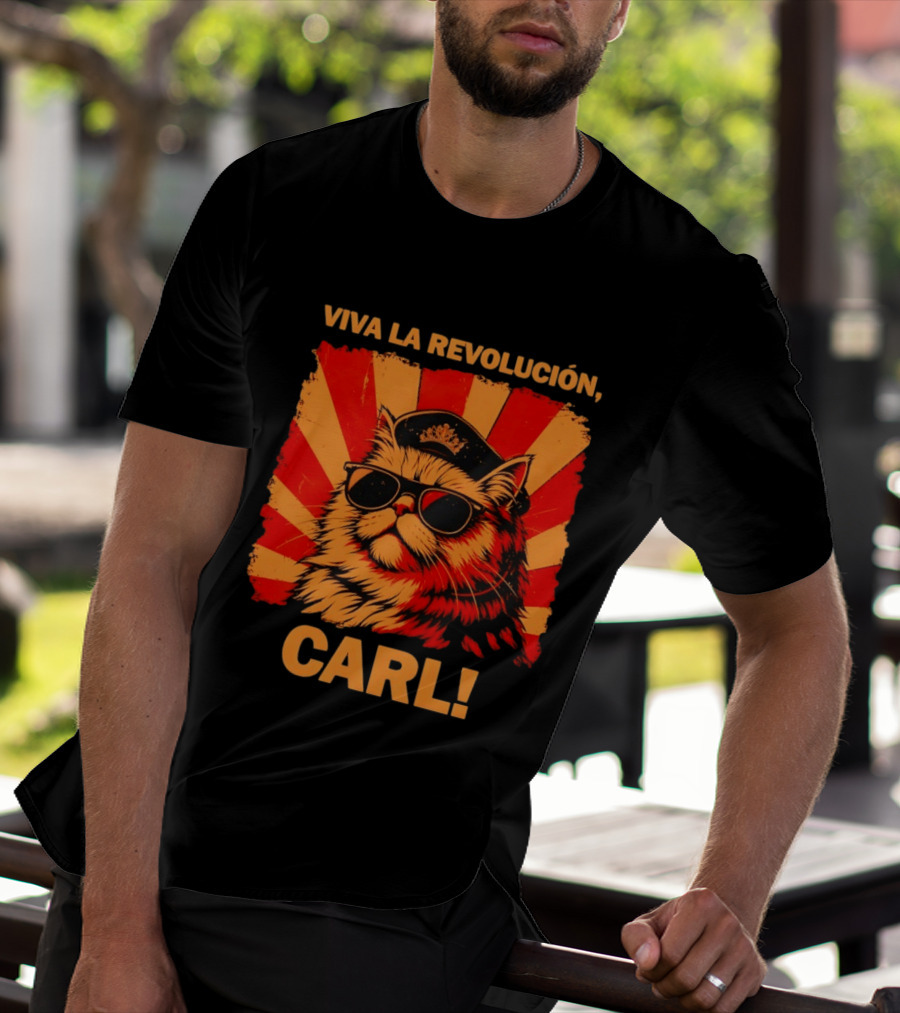 Viva La Revolución Carl Persian Cat King T-Shirt