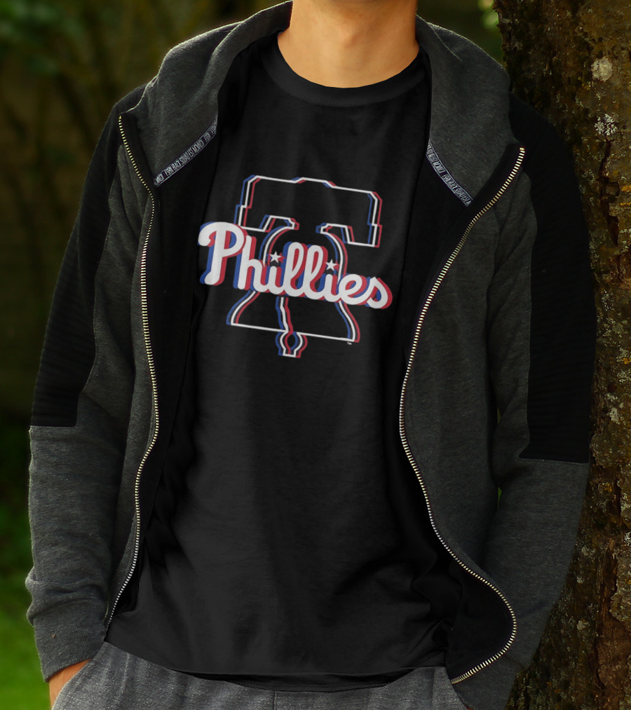 Philadelphia Phillies 2026 MLB Glitch Liberty Bell T-Shirt