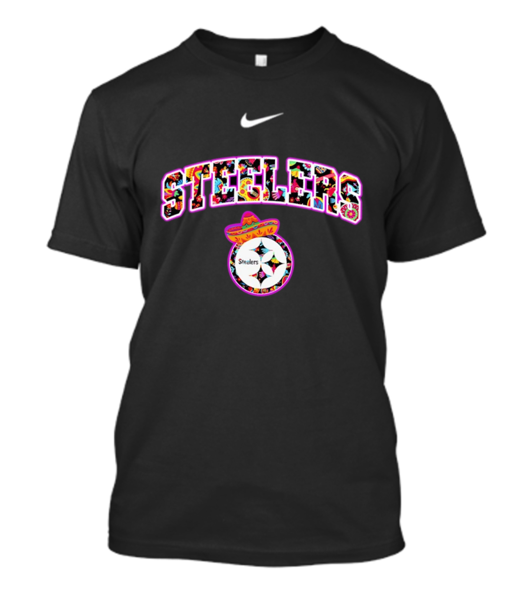 Nike Pittsburgh Steelers Hispanic Heritage Sombrero Fiesta T-Shirt