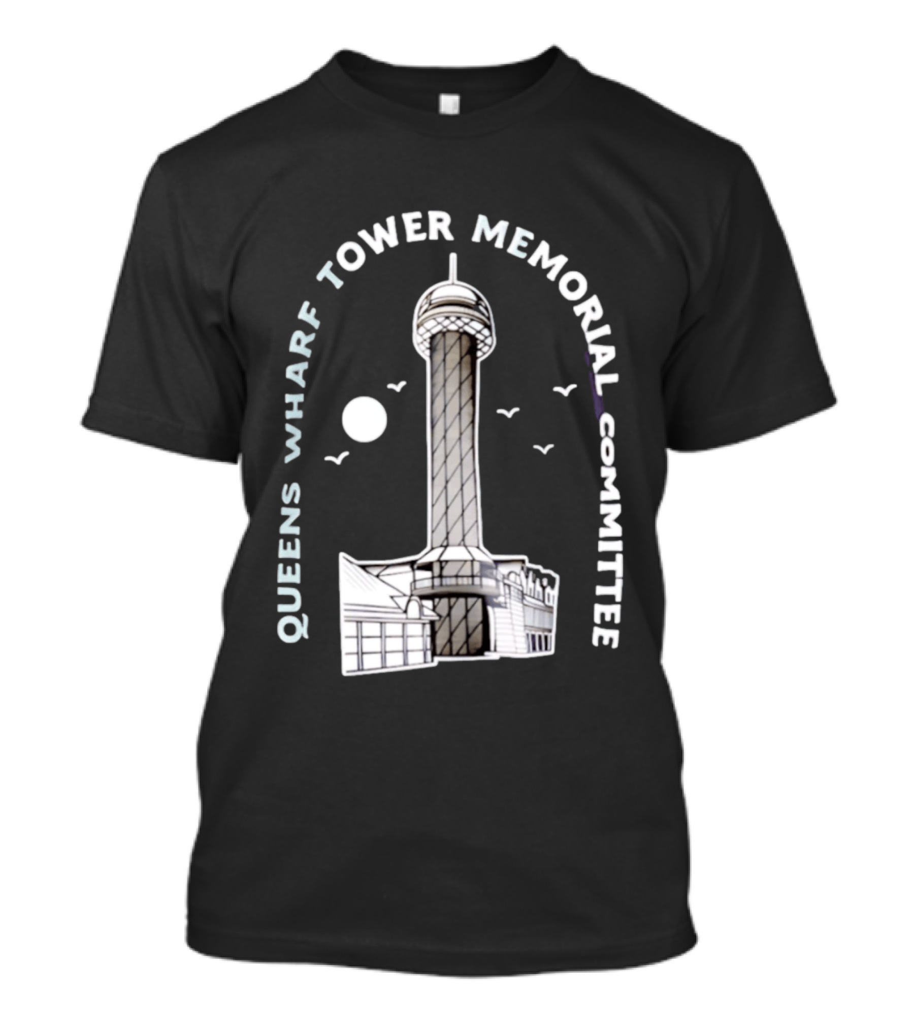 Queens Wharf Tower Memorial Committee Landmark Architecture T-Shirt