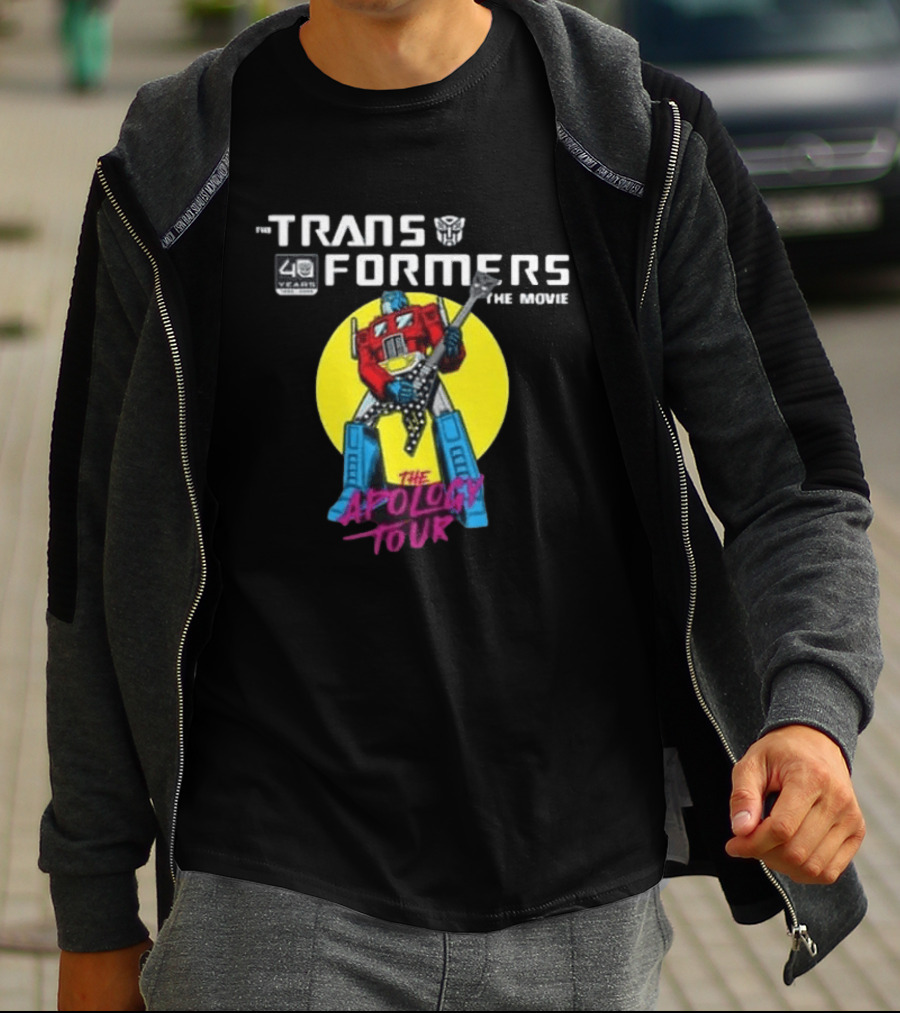 Transformers The Movie 40 Years The Apology Tour 2026 Celebration Of Life Concert House Of Blues July 23 San Diego California T-Shirt