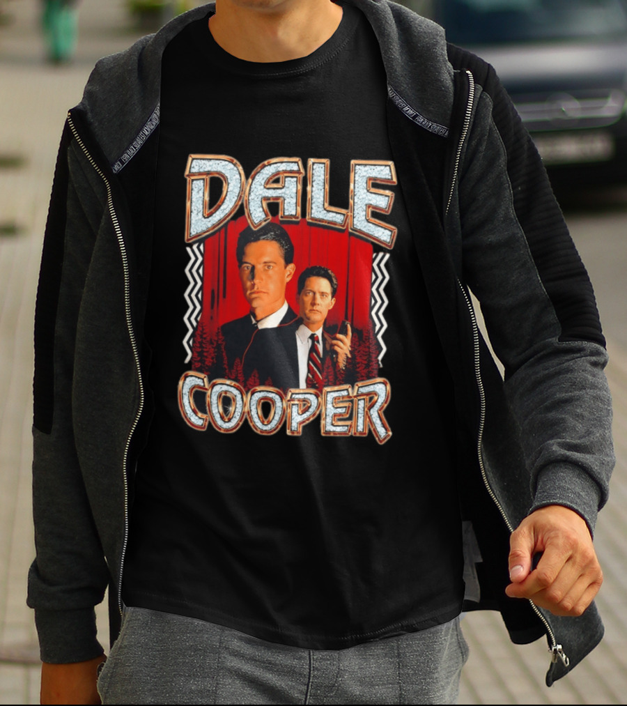 Dale Cooper Twin Peaks Retro Style Forest T-Shirt