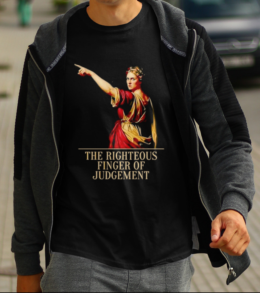Sophia Cunningham The Righteous Finger Of Judgement Pointing Woman T-Shirt