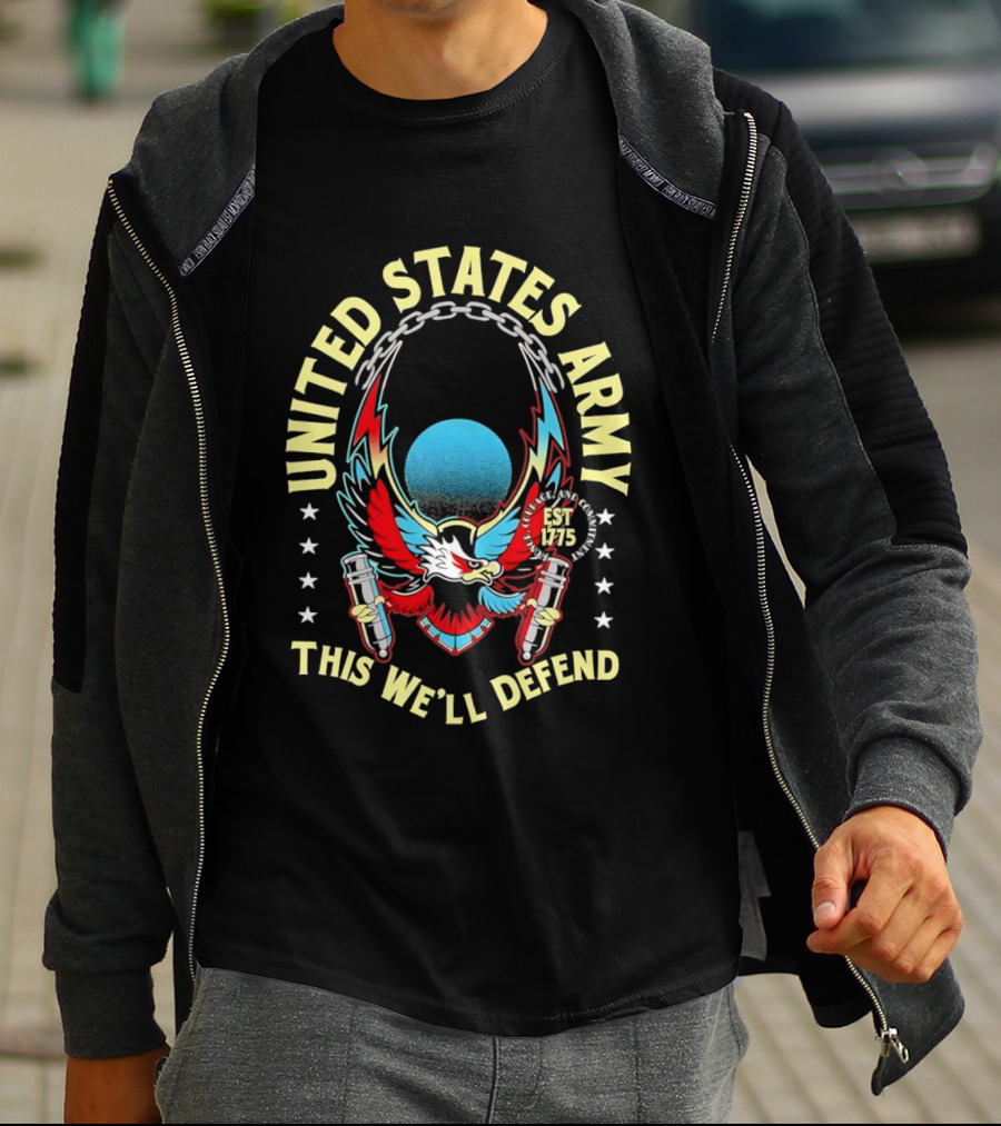 United States Army This We'll Defend Eagle Est 1775 T-Shirt