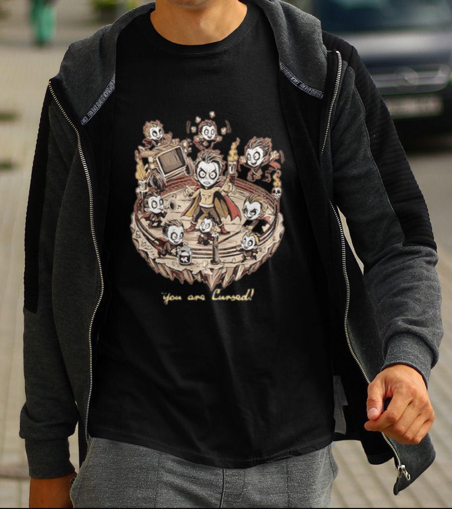 Vampire Ring Leader Performers You Are Cursed Ensemble With Miniature Creatures T-Shirt