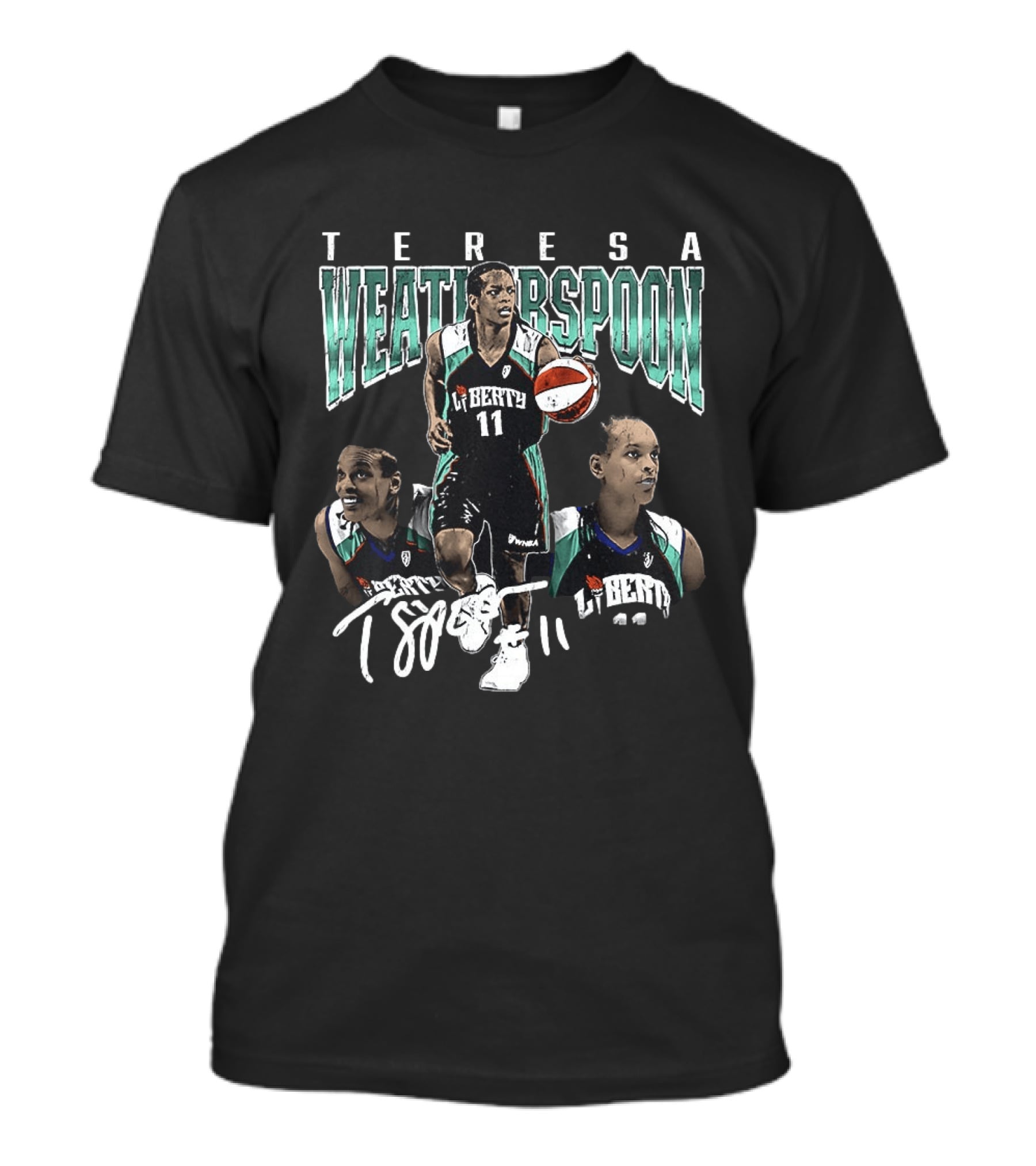Teresa Weatherspoon New York Liberty 11 Spoon Basketball T-Shirt