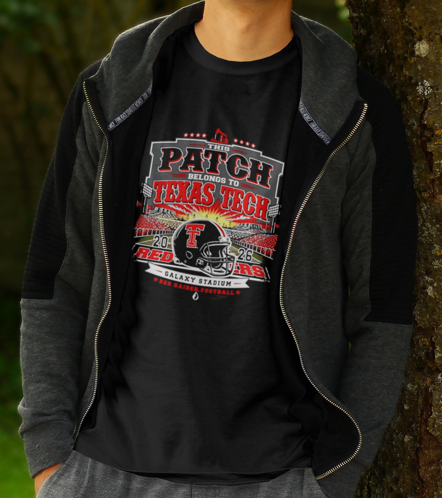Texas Tech Red Raiders 2026 Wreck 'Em Game Day Patch Belongs To Texas Tech T-Shirt