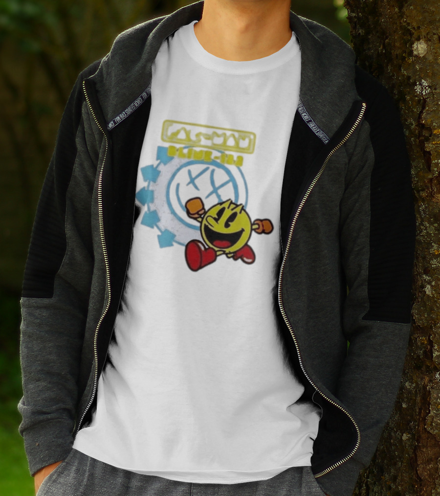 Pac Man Blink 182 Band Crossover Collaborative T-Shirt