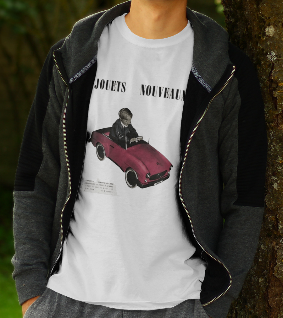Jouets Nouveaux Vintage Car Child Paris Image T-Shirt