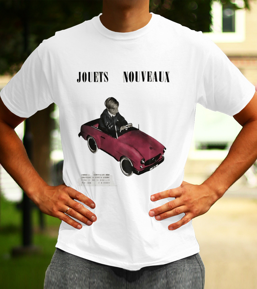 Jouets Nouveaux Vintage Car Child Paris Image T-Shirt
