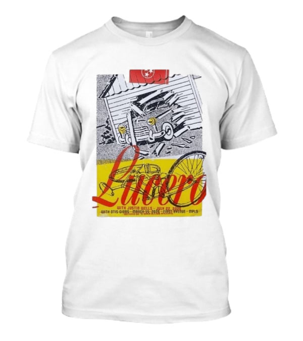 Lucero 20th Anniversary With Justin Wells July 2026 First Avenue MPLS T-Shirt