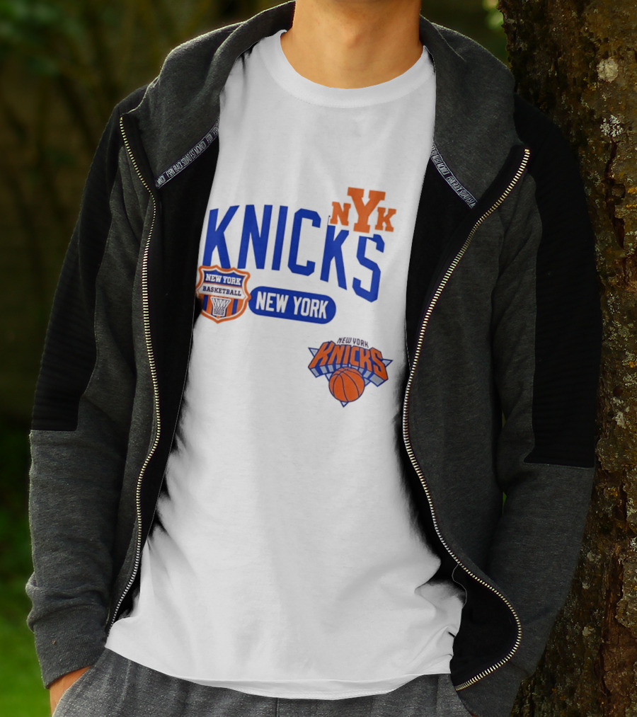 Stephon Marbury Pro Standard New York Knicks NBA Letterman NYK T-Shirt
