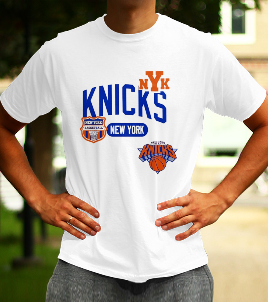 Stephon Marbury Pro Standard New York Knicks NBA Letterman NYK T-Shirt