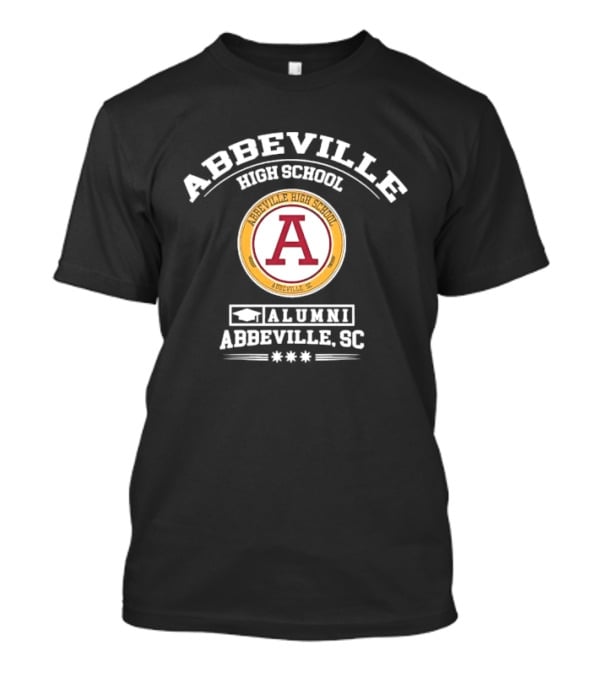 Abbeville High School Alumni A Emblem Abbeville SC Graduation T-Shirt