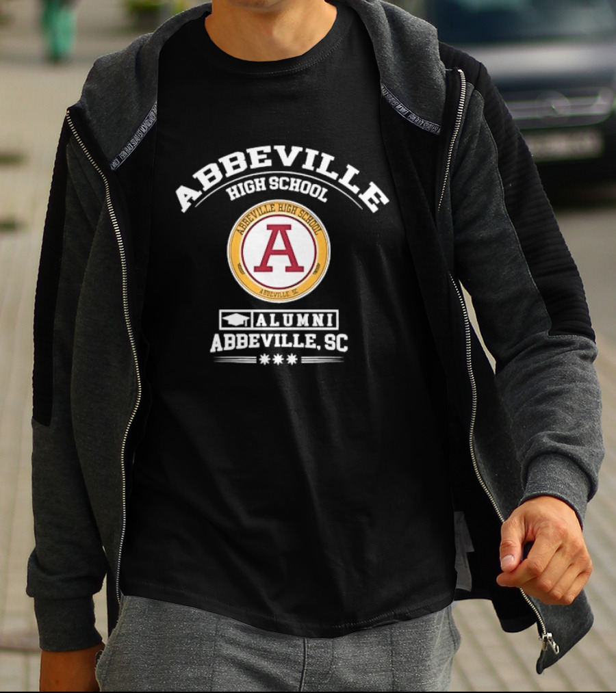 Abbeville High School Alumni A Emblem Abbeville SC Graduation T-Shirt