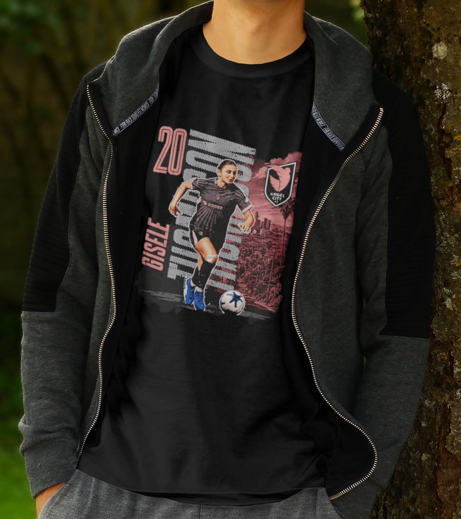 20 Gisele Thompson Angel City FC Soccer Skyline T-Shirt