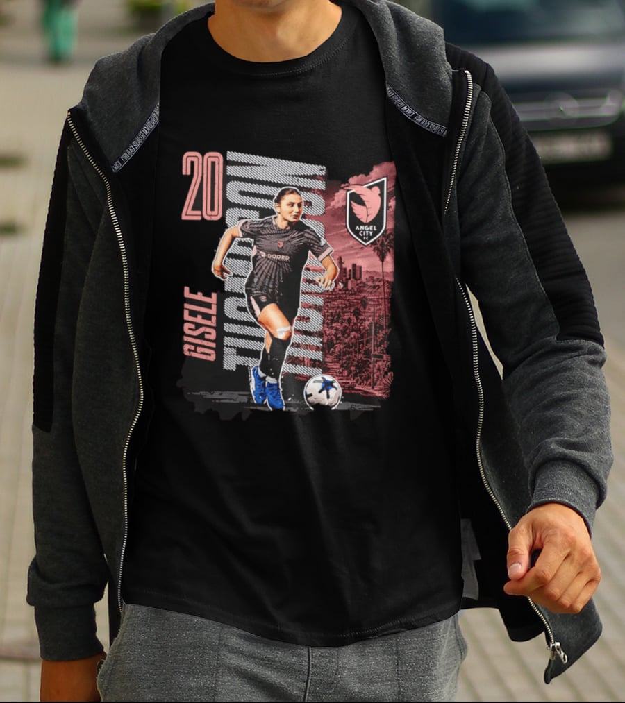 20 Gisele Thompson Angel City FC Soccer Skyline T-Shirt