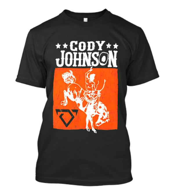 Cody Johnson Cowboy Rodeo Bucking Horse Vintage Western T-Shirt