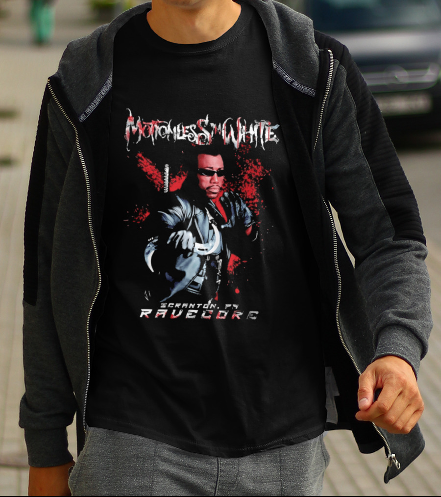 Motionless In White Blood Rave Scranton PA Ravecore T-Shirt