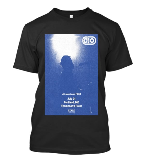 Djo July 21 Portland ME Thompson's Point State Theatre With Special Guest Pond T-Shirt