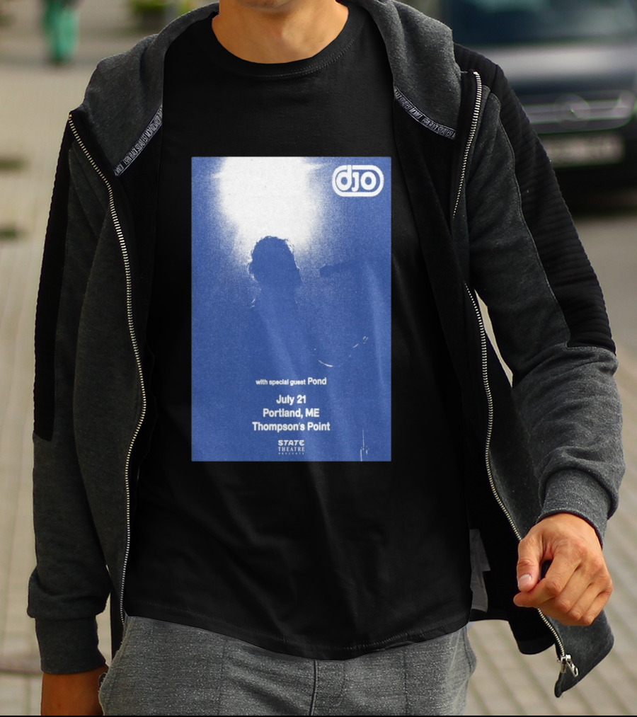 Djo July 21 Portland ME Thompson's Point State Theatre With Special Guest Pond T-Shirt