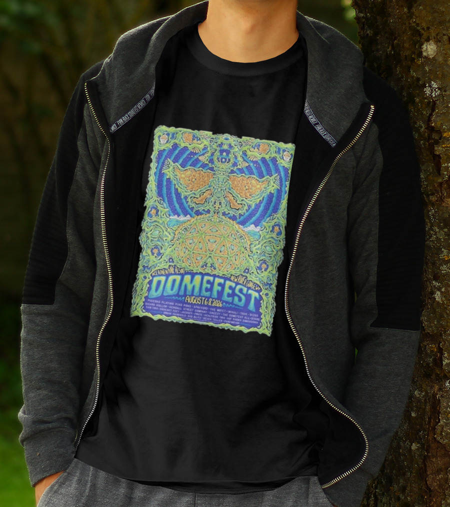 Domefest Line Up At ACE Adventure Resort In New River Gorge West Virginia On August 6 8 2026 T-Shirt