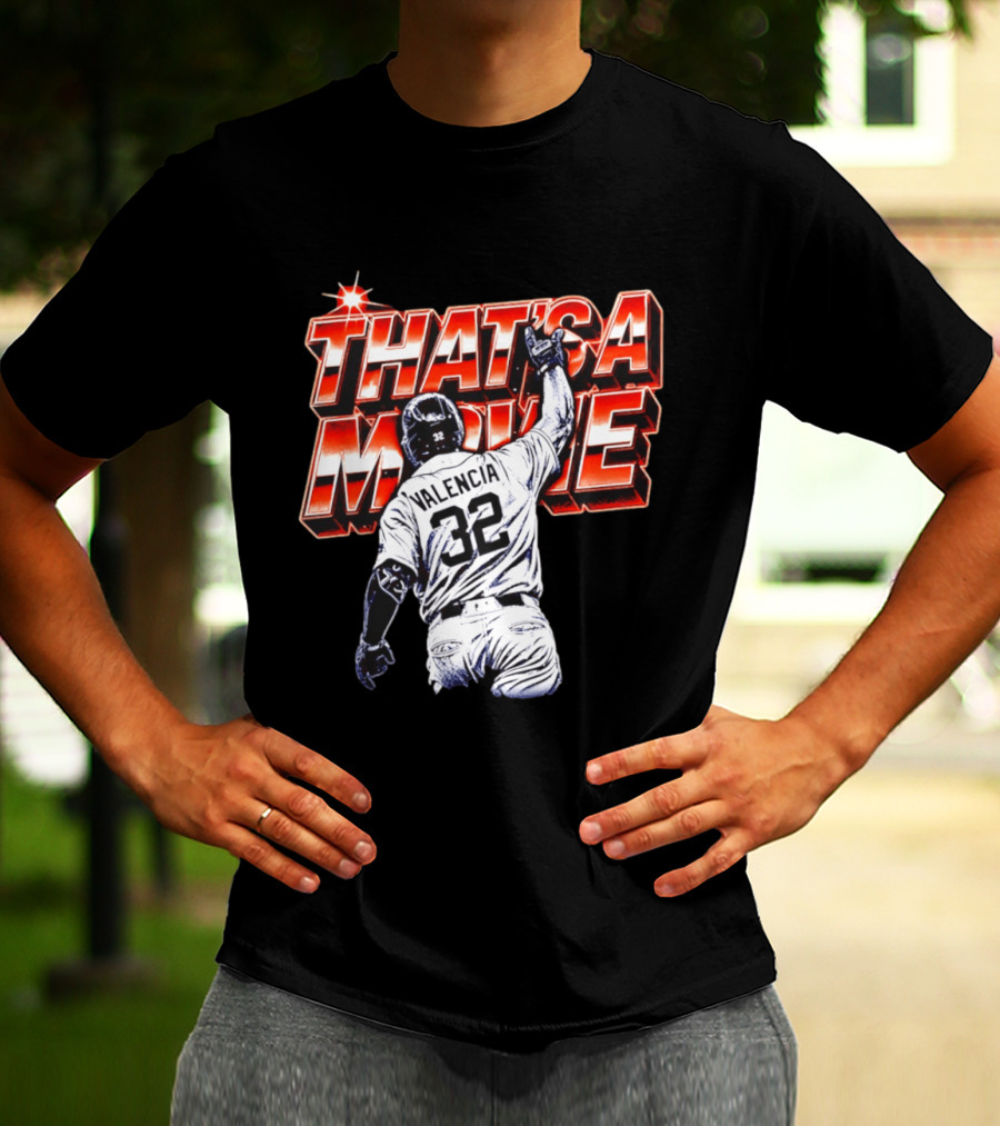 Eduardo Valencia 32 Detroit Tigers That's A Movie T-Shirt