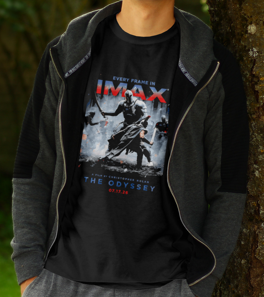 Every Frame In IMAX A Film By Christopher Nolan The Odyssey 07.17.26 T-Shirt