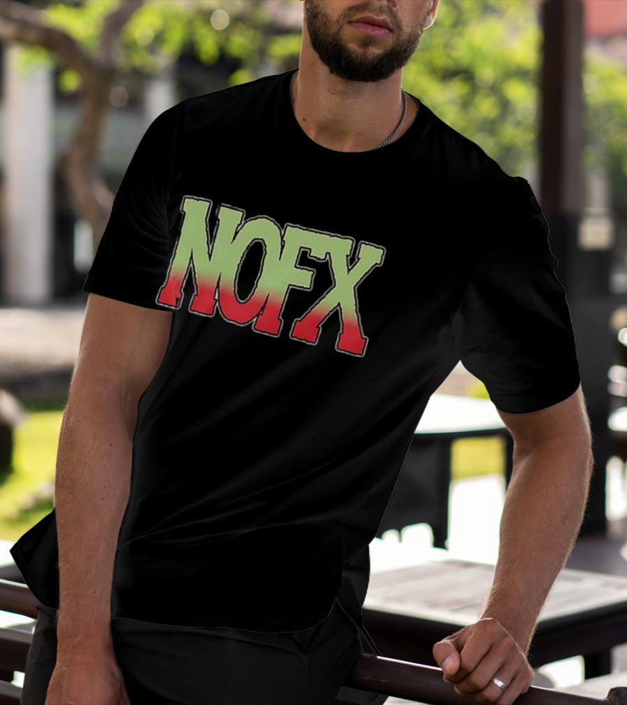 NOFX Ribbed Tour 1991 Vintage Style Nostalgic Punk Band Merch T-Shirt