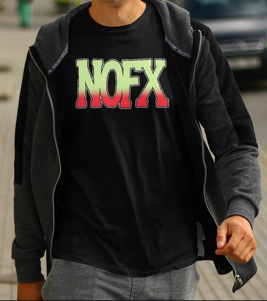 NOFX Ribbed Tour 1991 Vintage Style Nostalgic Punk Band Merch T-Shirt