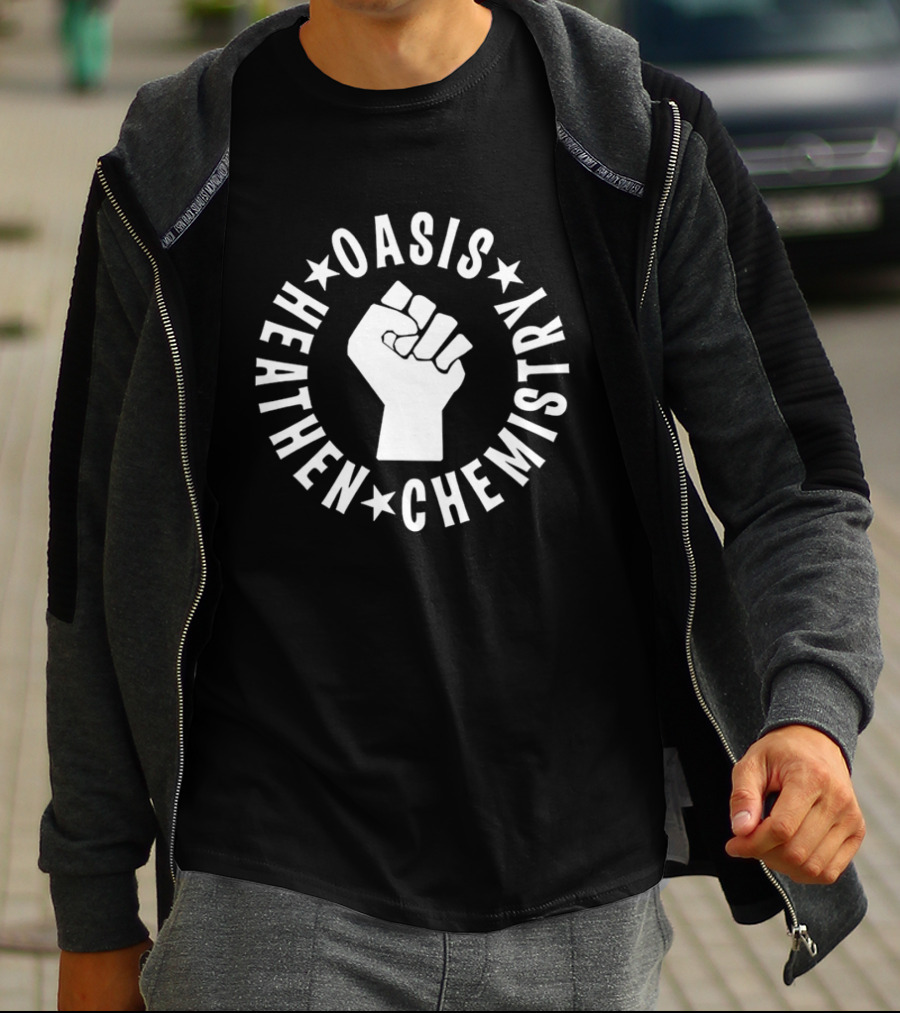 Oasis Heathen Chemistry Fist T-Shirt