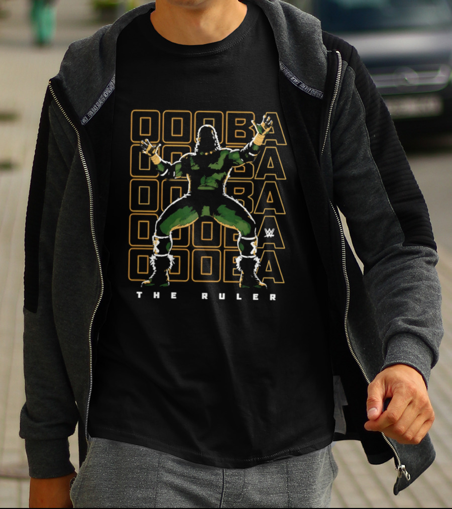 Ooba Chant Pose The Ruler WWE T-Shirt