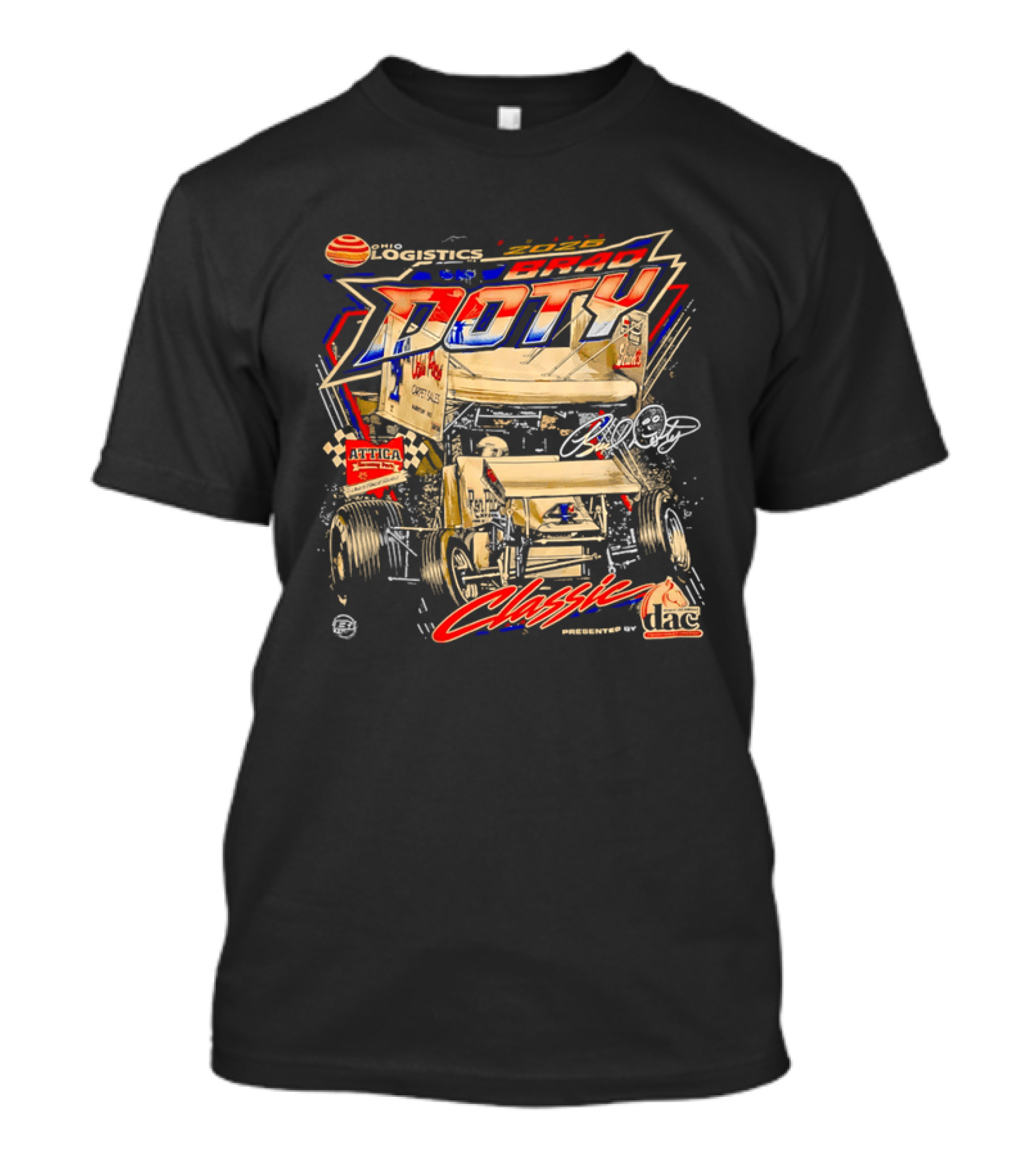 Ohio Logistics Brad Doty Classic 38th Annual 2026 Attica Raceway Park T-Shirt