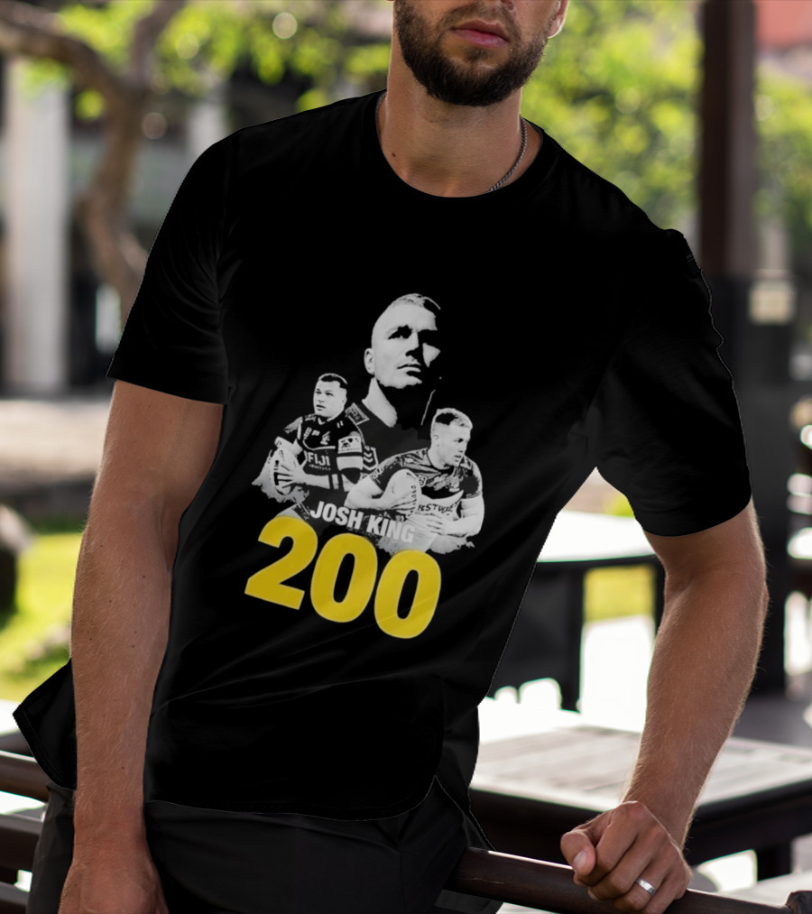 Josh King 200 Rugby Milestone T-Shirt