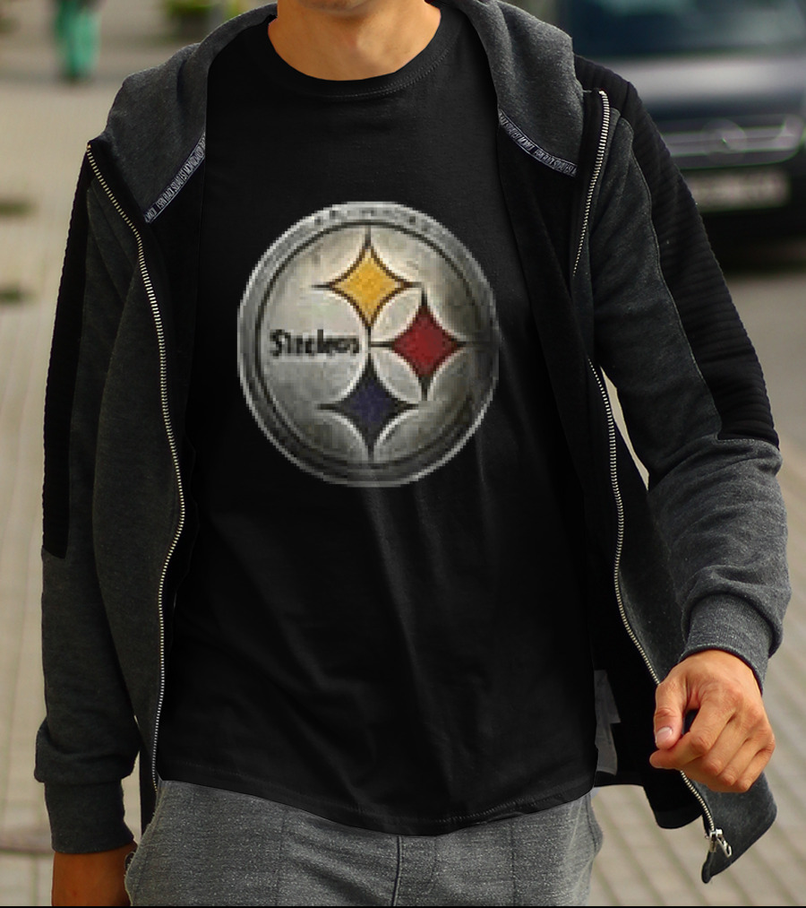 Pittsburgh Steelers Runs In My Blood Skeleton Steelers T-Shirt
