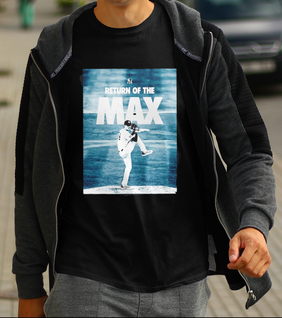 Return Of The Max Fried New York Yankees 54 MLB Pitching Action T-Shirt
