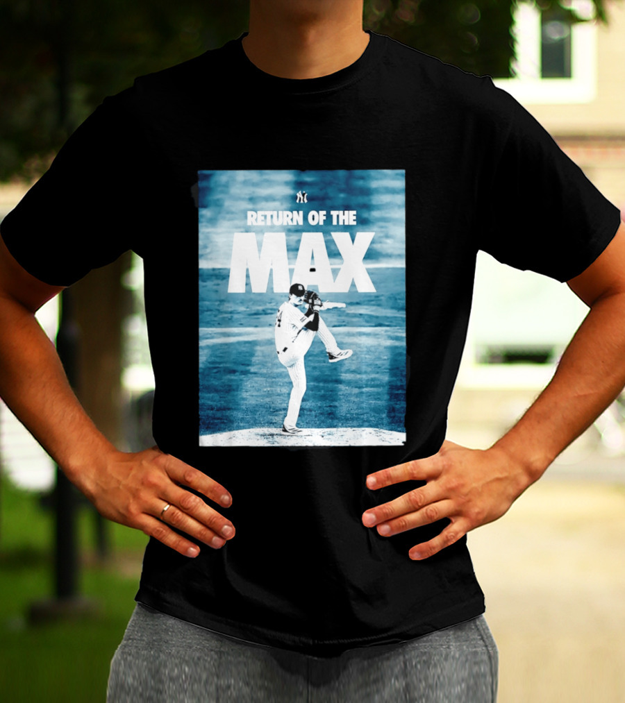 Return Of The Max Fried New York Yankees 54 MLB Pitching Action T-Shirt
