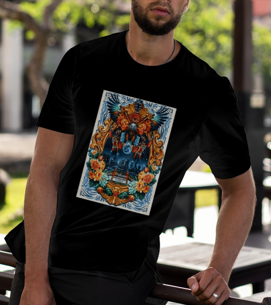 Widespread Panic Orpheum Theatre Los Angeles July 23 25 2026 Tour Vibrant Ornate T-Shirt