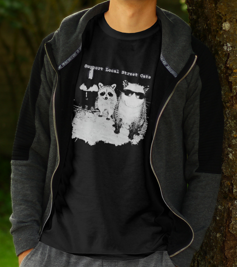 Support Local Street Cats Feline Advocacy T-Shirt